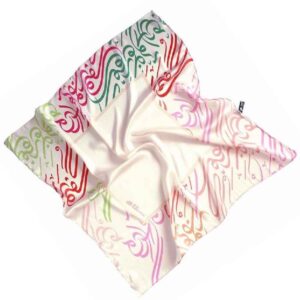 Perzische zijden mini-sjaal voor dames – luxe & levendig design Maah