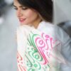 Perzische zijden mini-sjaal voor dames – luxe & levendig design Maah