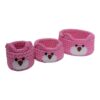 Gehaakte Opbergmanden Bear – Roze Dierontwerp (Set van 3)