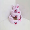 Gehaakte Opbergmanden Rabbit – Roze Dierontwerp (Set van 3)
