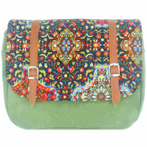 Bohemian crossbody schoudertas met Perzisch geïnspireerd patroon Zina