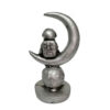 Decoratief astronaut-op-de-maan beeldje – Ruimteverkenner sculptuur