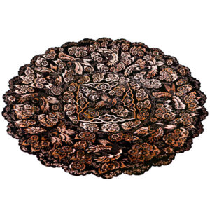 Decoratieve koperen schaal handgegraveerd met Perzisch ambacht Diamond