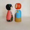 Handgemaakte houten peg poppetjes – Frida Kahlo