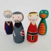 Handgemaakte houten peg-poppen – Game of Thrones