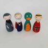 Handgemaakte houten peg-poppen – Game of Thrones