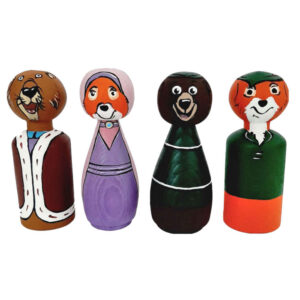 Handgemaakte houten peg poppetjes – Robin Hood