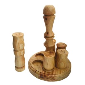 Houten Zout- en Peperstrooiers Haleh – Elegant Bruin