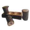 Houten Zout- en Peperstrooiers Jungle – Rustiek Hout