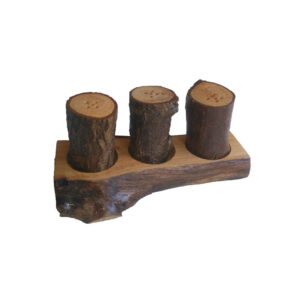 Houten Zout- en Peperstrooiers Jungle – Rustiek Hout