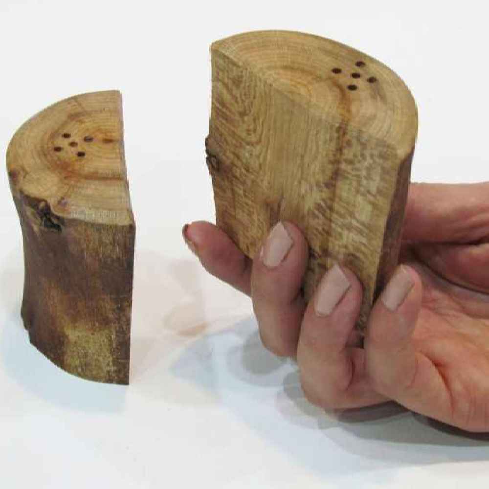 Houten Zout- en Peperstrooiers Nahal – Elegant Hout