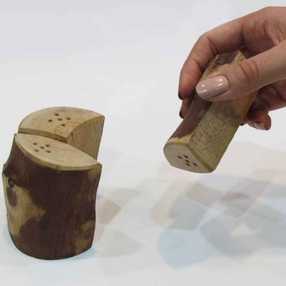 Houten Zout- en Peperstrooiers Nika – Tijdloos Design