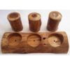 Houten Zout- en Peperstrooiers Yalda – Klassiek Bruin