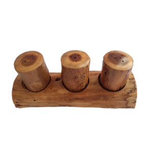 Houten Zout- en Peperstrooiers Yalda – Klassiek Bruin