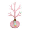 Sieradenhouder en organizer – Meisje model (Roze Polyester)
