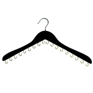 Sieradenhouder en organizer – Hanger model (Zwart Hout, 2x)