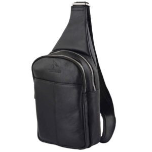 Leren schoudertas sling – Luxe handgemaakt Barez