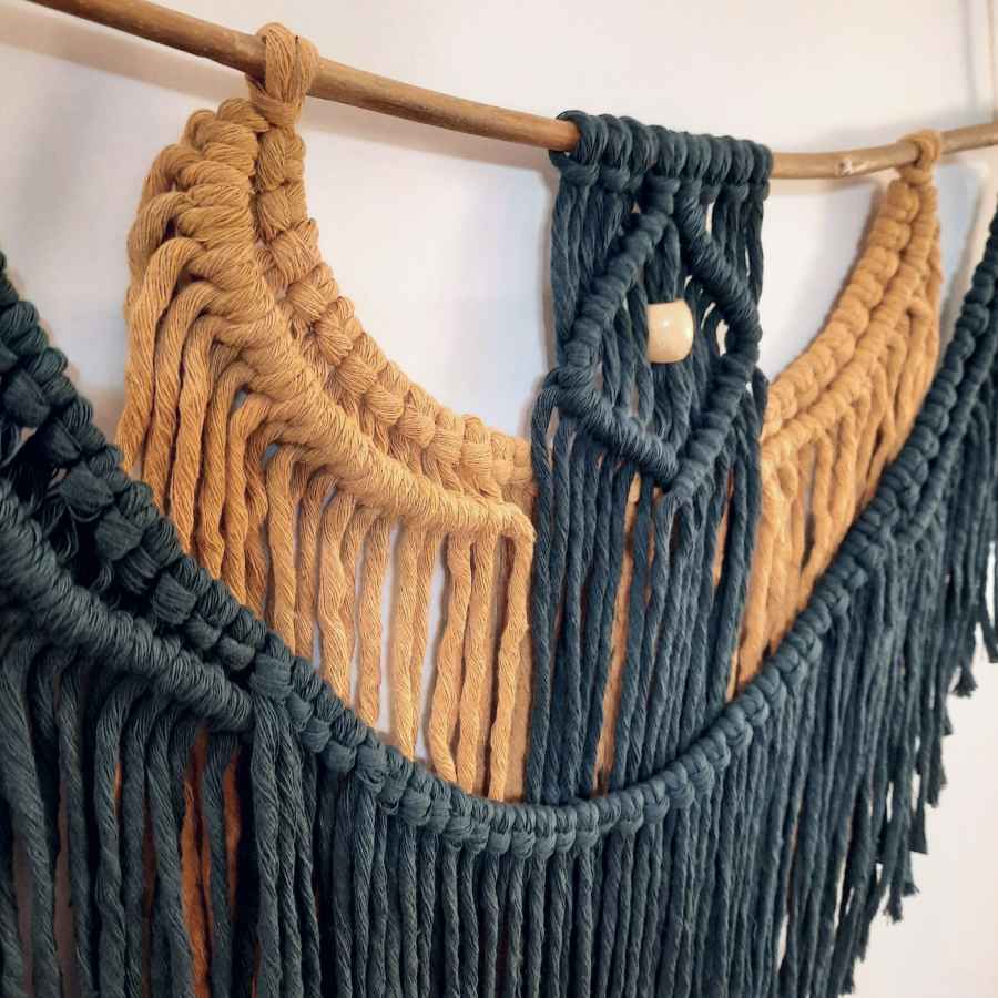 Macramé wandtapijt Bohemian Jungle
