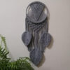 Macramé wandtapijt Bohemian Leafs
