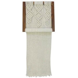 Macramé wandtapijt Bohemian Lilac