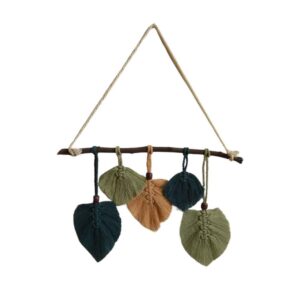 Macramé wandtapijt Bohemian Leafs Raaz