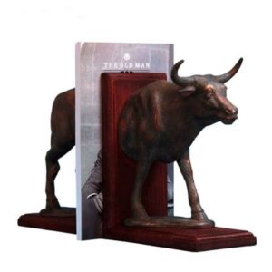 Koe Sculptuur Boekensteun – Boerderijstijl