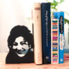 Forough Farrokhzad portret Perzische metalen kunst boekensteun – Ideaal voor poëzieliefhebbers