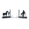 Metalen Boekensteun – Artistiek Paard Design