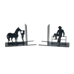 Metalen Boekensteun – Artistiek Paard Design