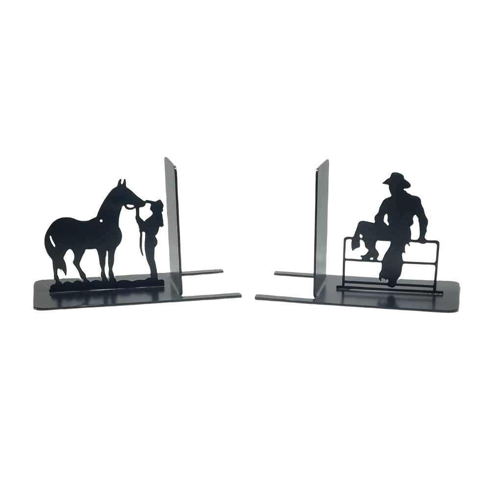 Metalen Boekensteun – Artistiek Paard Design