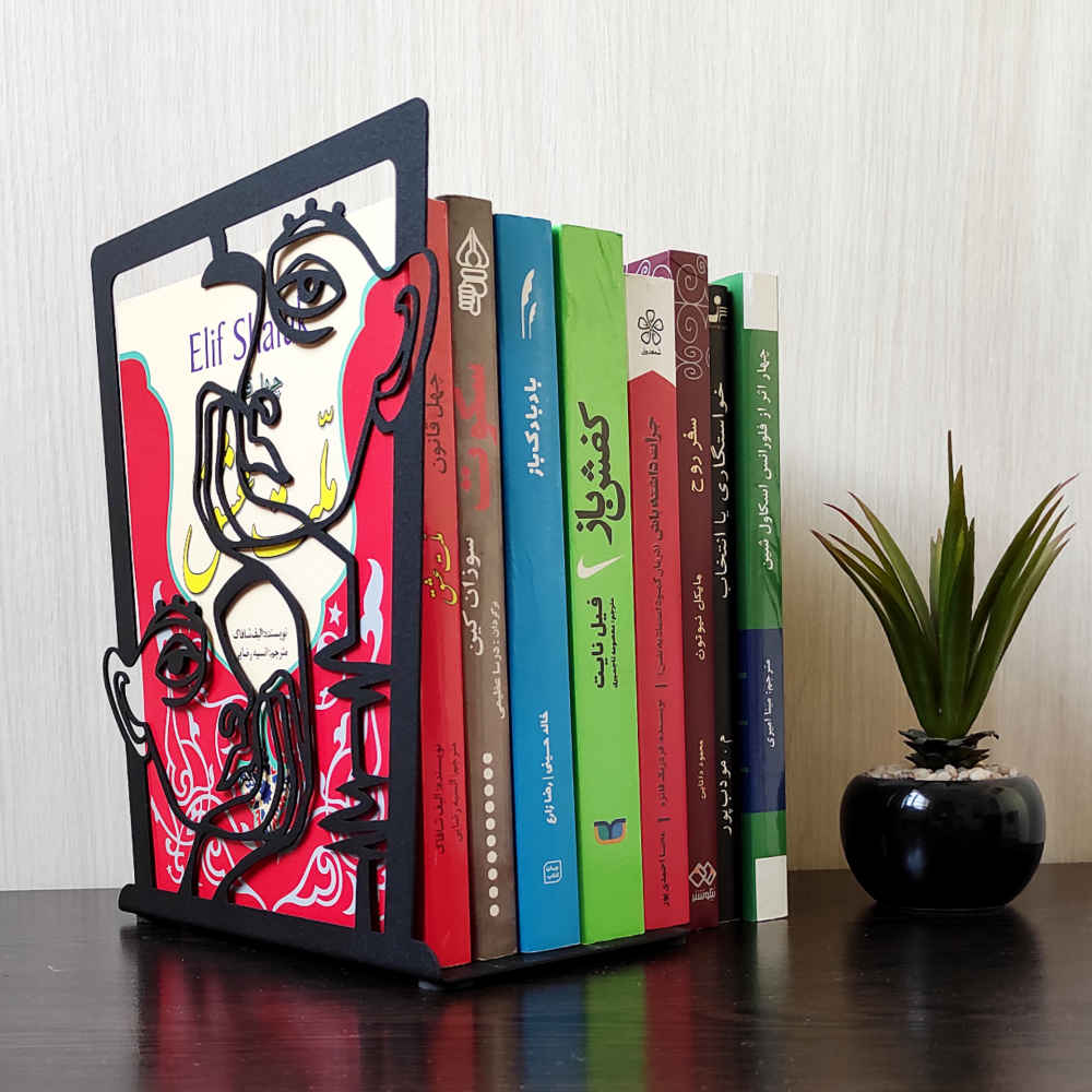Dagboekdesign metalen kunst boekensteun – Ideaal voor schrijversbureaus