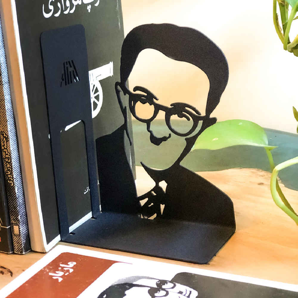 Metalen Boekensteun Sadegh Hedayat – Literair Portret