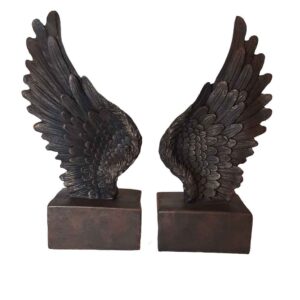 Vleugeldesign polyester sculptuur boekensteun