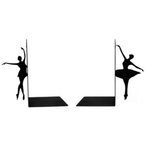 Ballerina design metalen kunst boekensteun
