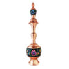Decoratieve koperen fles met Perzische Minakari-emaille Reyhan