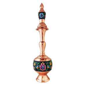 Decoratieve koperen fles met Perzische Minakari-emaille Reyhan