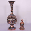 Decoratieve koperen fles met Perzische Minakari-emaille Rima