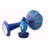 Decoratieve koperen fles met Perzische Minakari-emaille Saba