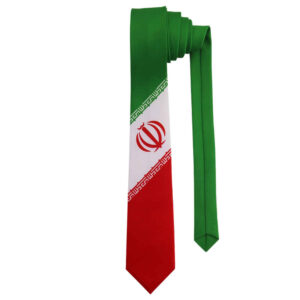 Herenstropdas – Perzisch artistiek ontwerp met Iraanse vlag