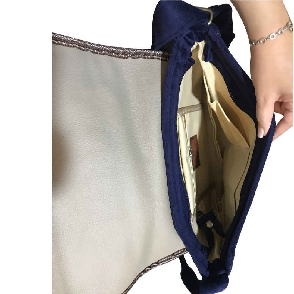 Bohemian crossbody schoudertas met Perzisch geïnspireerd patroon Naghsh
