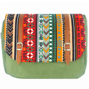 Bohemian crossbody schoudertas met geometrisch patroon Raha