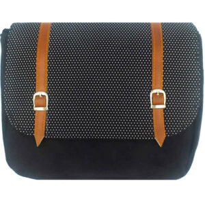 Bohemian crossbody schoudertas met gestippeld ontwerp