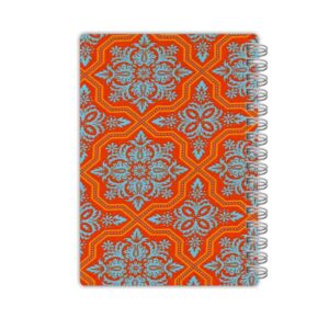 Perzisch notitieboek – Narenji Design, floraal kunst schrijfnotitieboek