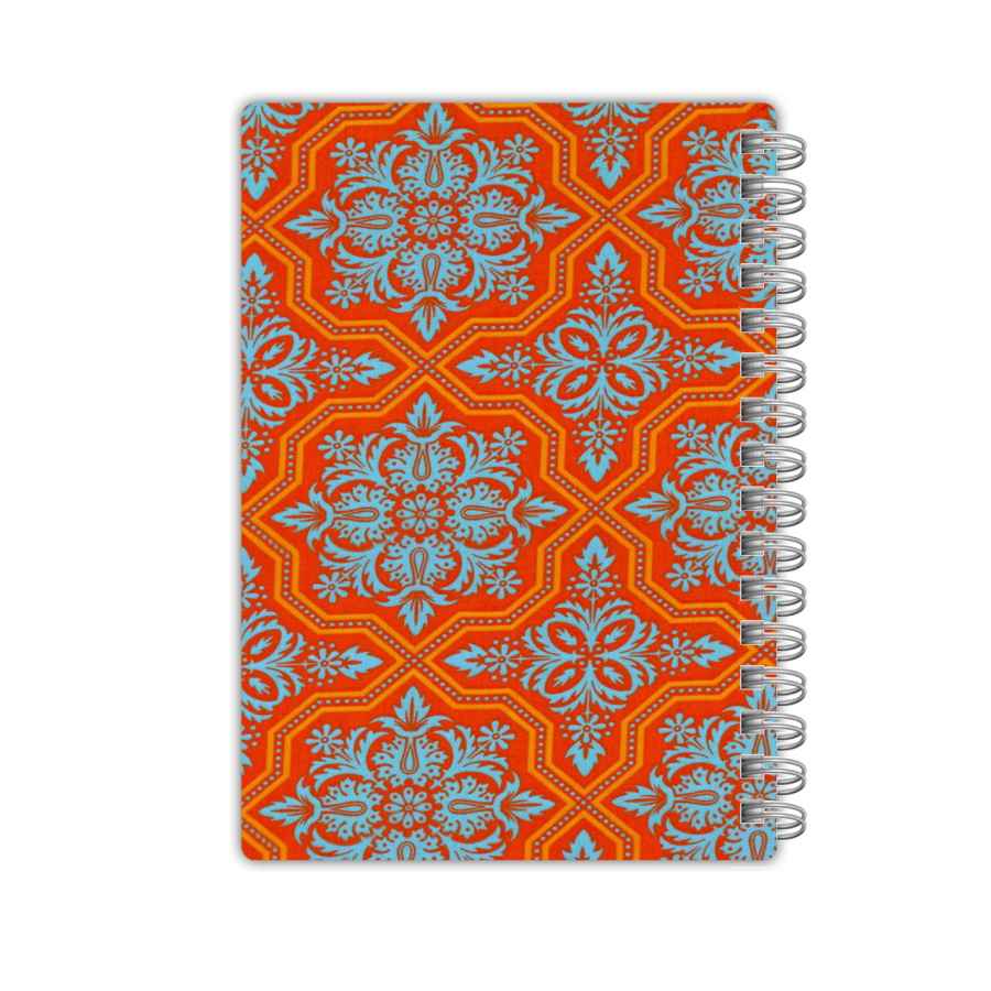 Perzisch notitieboek – Narenji Design, floraal kunst schrijfnotitieboek