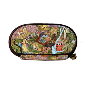 Perzisch Etui Popak — Artistiek Design — Traditionele Stof