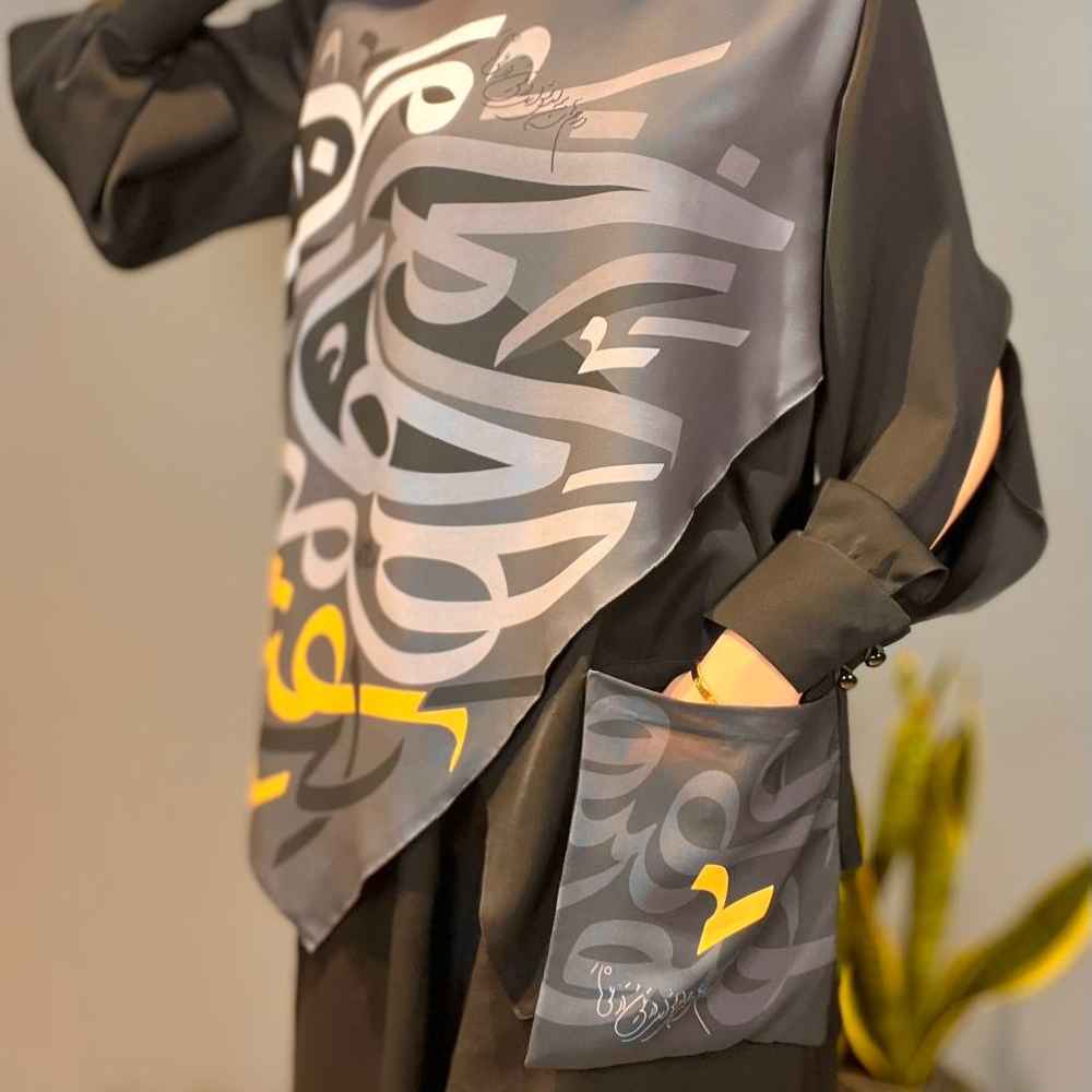 Perzische Tuniek Eshgh — Damestop — Grijs — Perzisch Design