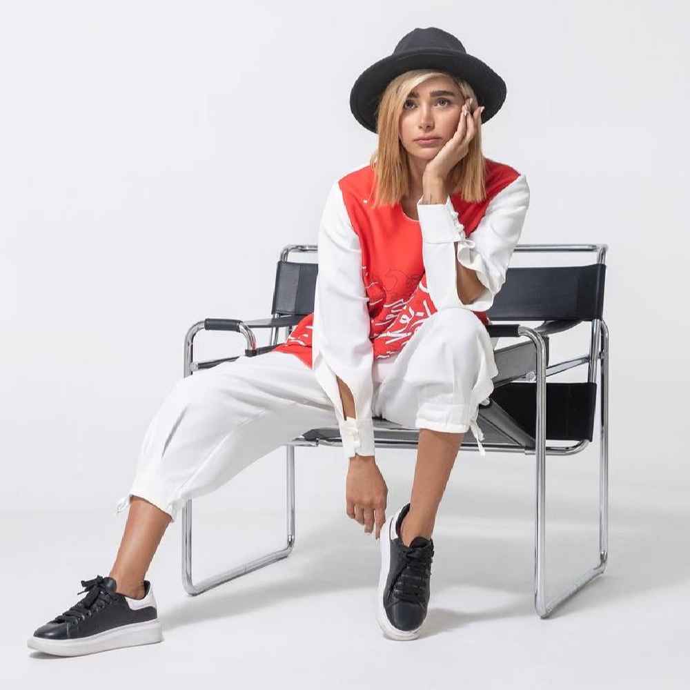 Perzische Tuniek Kouli — Damestop — Rood — Perzisch Design