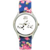 Bohemien stoffen polsdoek-horloge voor dames – Perzische kalligrafie