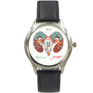 Artistiek Perzisch dierenriem horloge – Farvardin