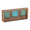 Decoratieve houten wand-sleutelhouder met ontwerp Firoozeh
